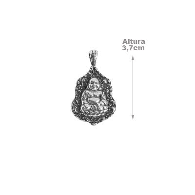 Pingente de Prata Buda - 67480