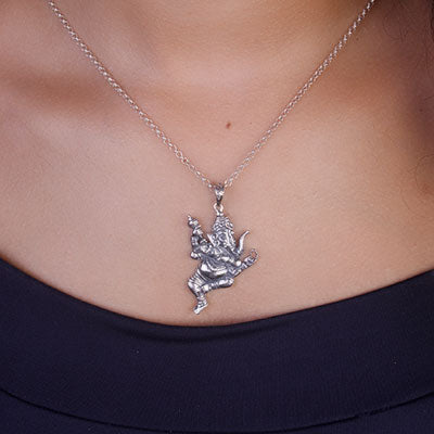 Pingente de Prata Ganesha - 67481