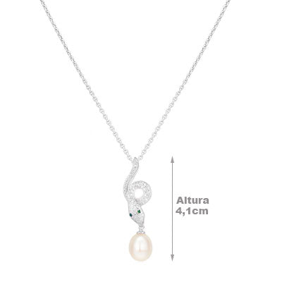 Gargantilha de Prata Serpente/Cobra - 67489