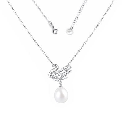 Gargantilha de Prata Cisne - 67501