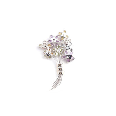 Pingente de Prata Flores - 67503