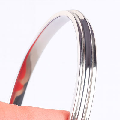 Bracelete de Prata Liso - 67536