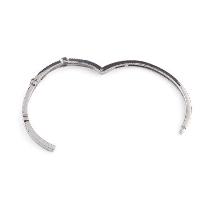 Bracelete de Prata com Zircônia - 67542