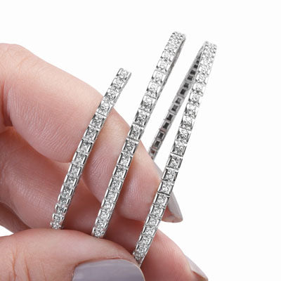 Bracelete de Prata com Zircônia - 67547