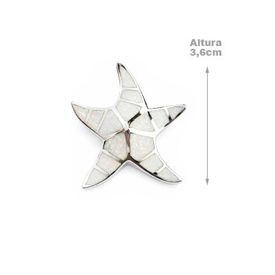 Pingente de Prata Estrela do Mar - 67564