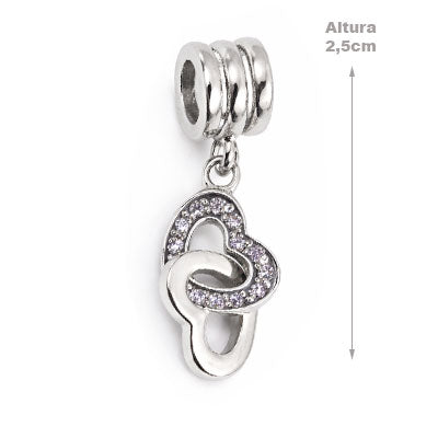 Berloque de Prata Coração - 67618