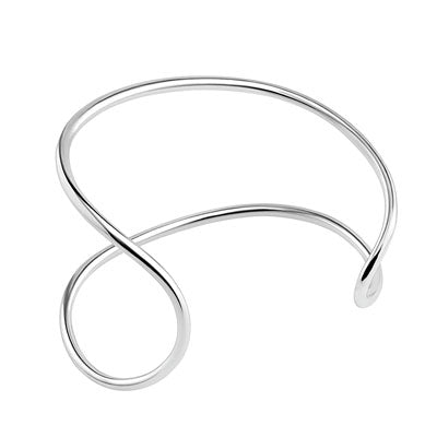 Bracelete de Prata Liso - 67635