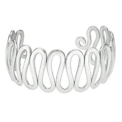 Bracelete de Prata Liso - 67636