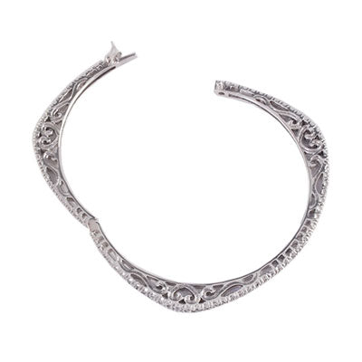 Bracelete de Prata com Marcassitas - 67646