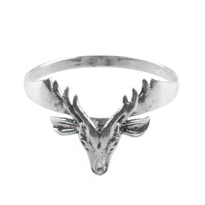 Anel de Prata Cervo - 67656