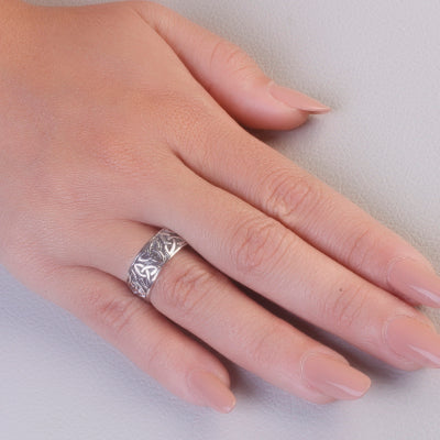 Anel de Prata Triquetra - 67665