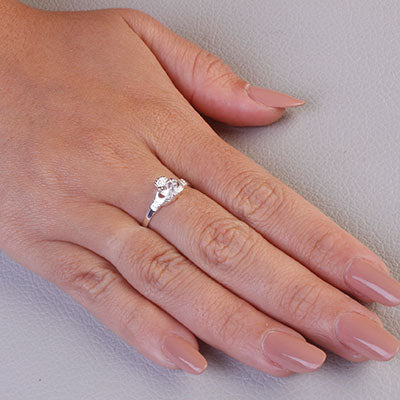 Anel de Prata com Zircônia - 67667