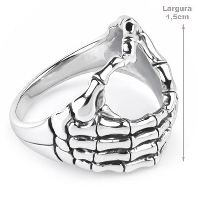Anel de Prata Coração - 67670