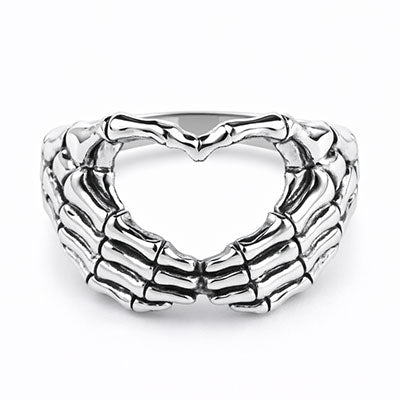 Anel de Prata Coração - 67670