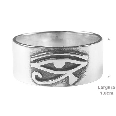 Anel de Prata Olho de Hórus - 67671