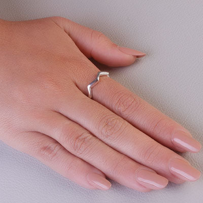 Anel de Prata Liso - 67675