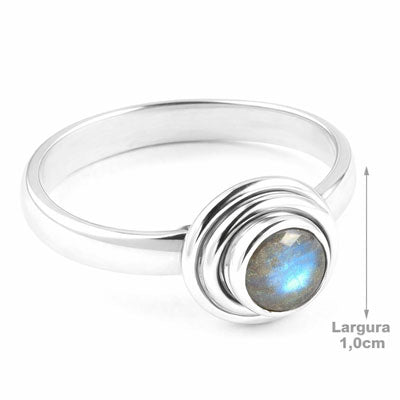Anel de Prata com Labradorita - 67705