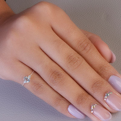 Anel de Prata com Topázio - 67711