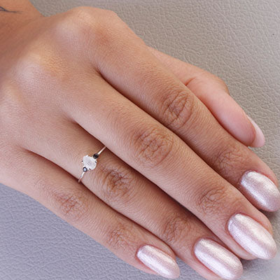 Anel de Prata com Pedras - 67717