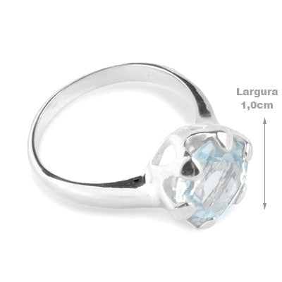 Anel de Prata com Topázio - 67721