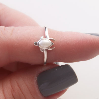 Anel de Prata Tartaruga - 67756