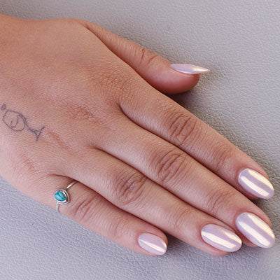 Anel de Prata com Turquesa - 67785