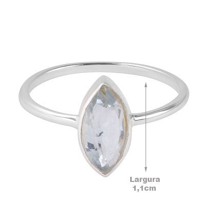 Anel de Prata com Topázio - 67798