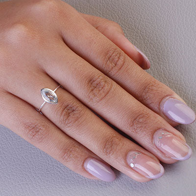 Anel de Prata com Topázio - 67798