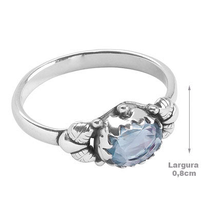 Anel de Prata com Topázio - 67833