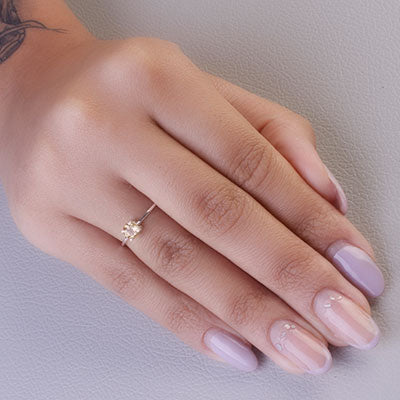 Anel de Prata com Citrino - 67847