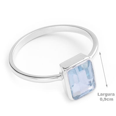 Anel de Prata com Topázio - 67851