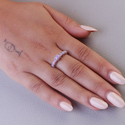 Anel de Prata com Opala - 67882