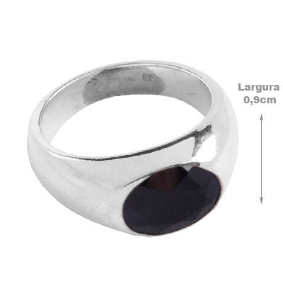 Anel de Prata com Ágata - 67907