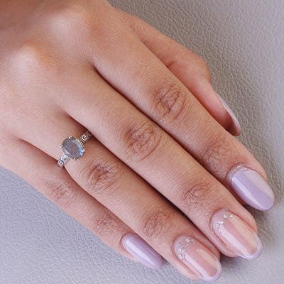 Anel de Prata com Labradorita - 67940