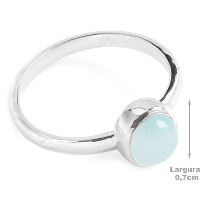 Anel de Prat com Calcedônia - 67955