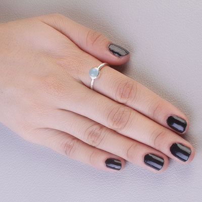 Anel de Prat com Calcedônia - 67955