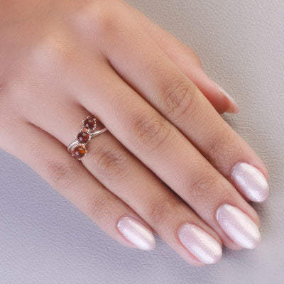 Anel de Prata com Âmbar - 67957