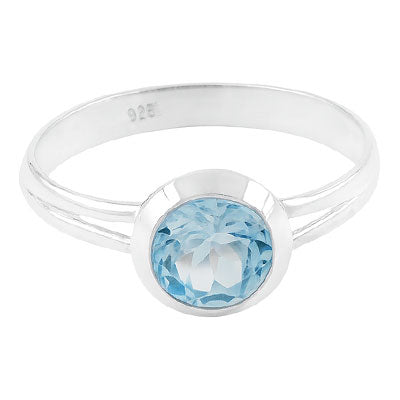 Anel de Prata com Topázio - 67974