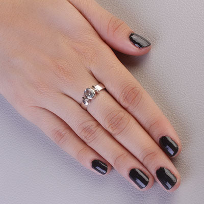 Anel de Prata com Topázio - 67980