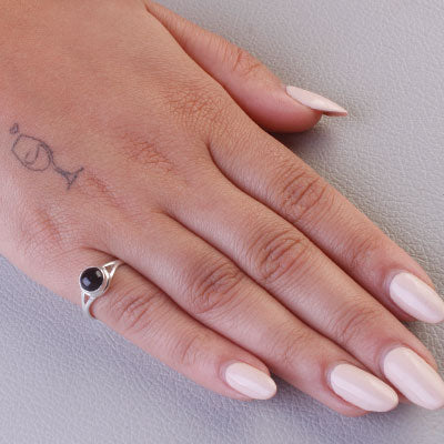 Anel de Prata com Ágata - 67990