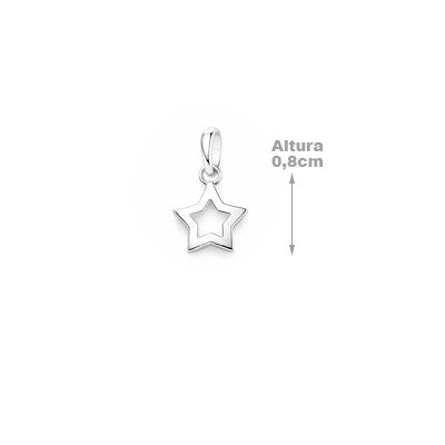 Pingente de Prata Estrela - 67999