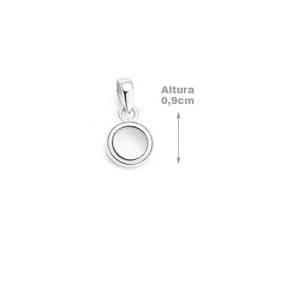 Pingente de Prata Círculo - 68006 - soprata
