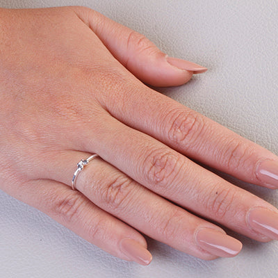 Anel de Prata Borboleta - 68011