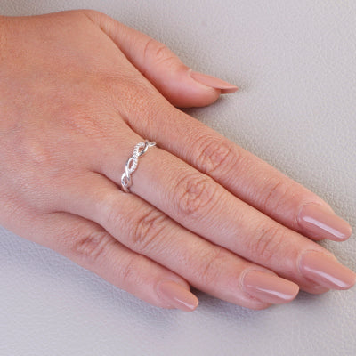 Anel de Prata com Zircônia - 68014