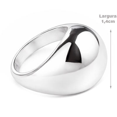 Anel de Prata Liso - 68016