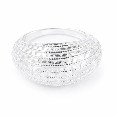 Anel de Prata Trabalhado - 68068