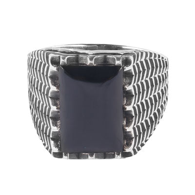 Anel de Prata com Ágata - 68084