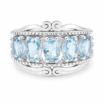 Anel de Prata com Topázio - 68085