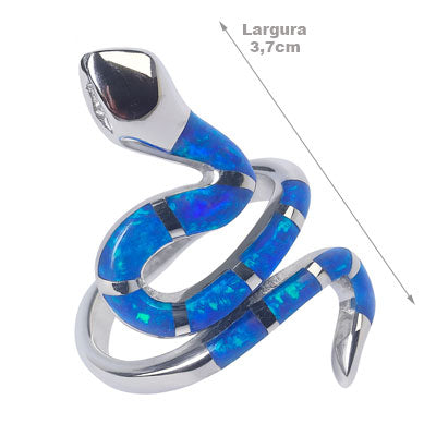 Anel de Prata Serpente/Cobra - 68108