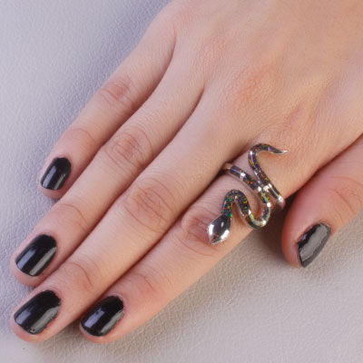 Anel de Prata Serpente/Cobra - 68109